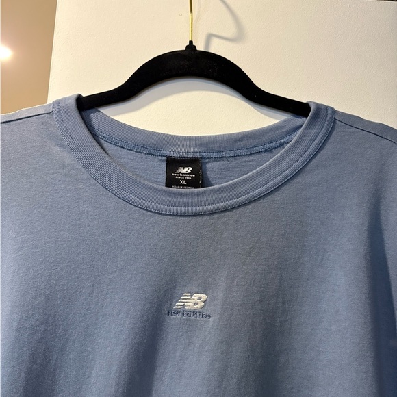 New Balance Women’s Light Blue Short Sleeve Tee - Picture 2 of 2